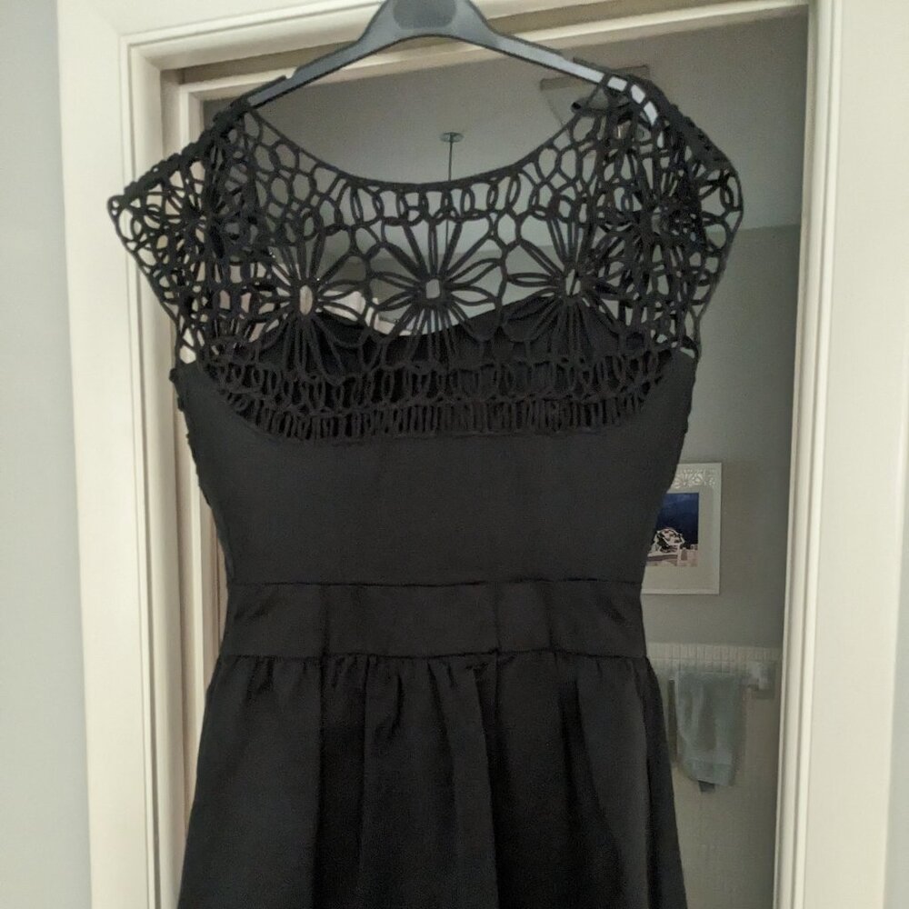 REISS Vintage Black Mini Dress